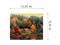 Gobelin canvas for halfstitch without yarn Autumn Landscape 3600H